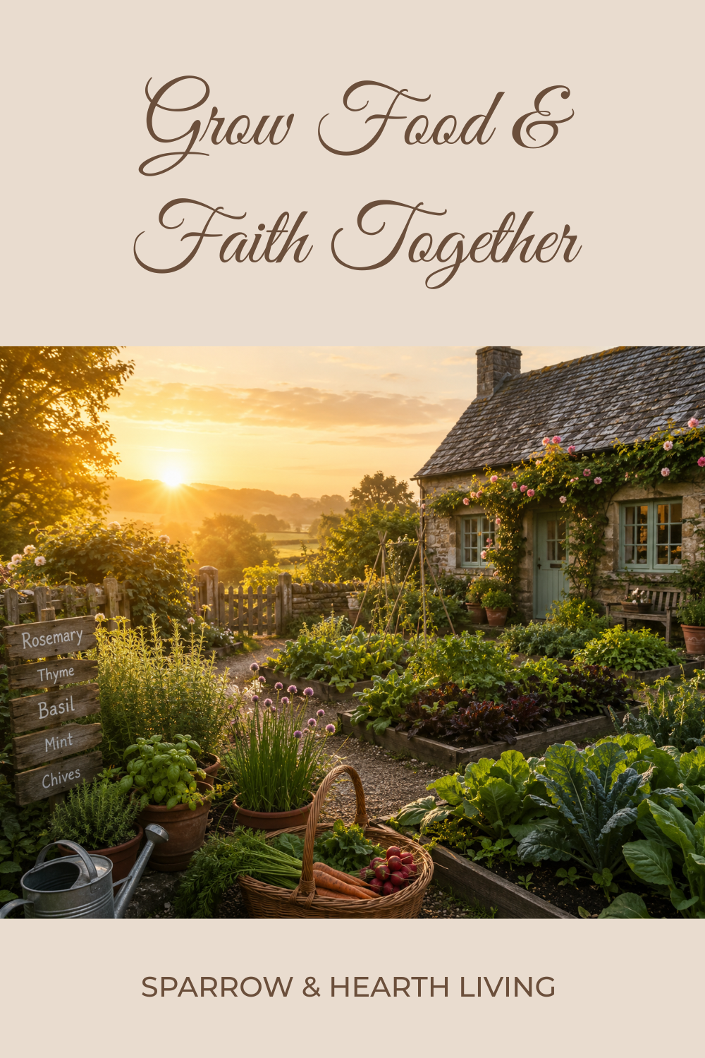 Creating a Slow Living Garden: Growing Food & Faith Together